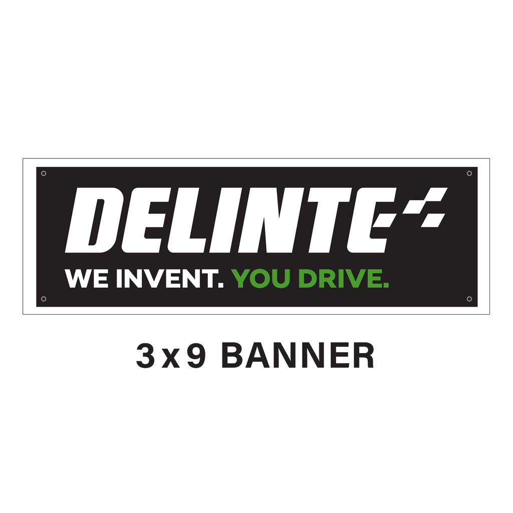 Delinte Custom Banner (3ft x 9ft) - SenturyMerch