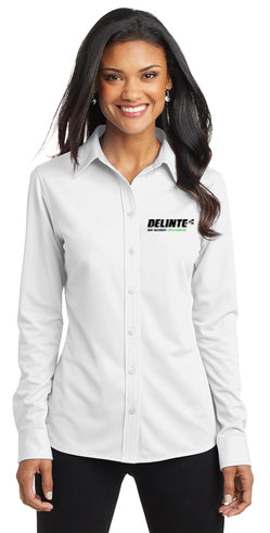 Delinte -Ladies Knit Dress Shirt – SenturyMerch