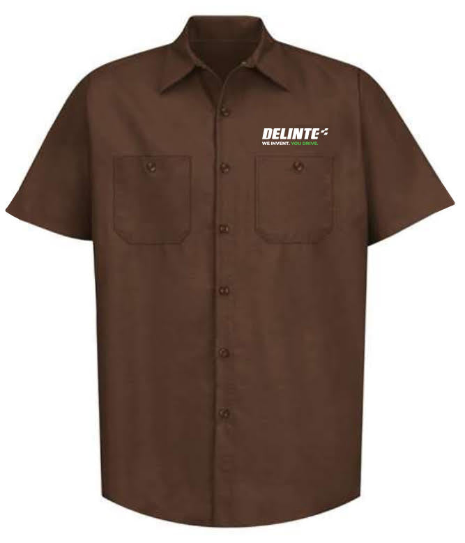 Delinte - Red Kap Work Shirt Dark Brown - SenturyMerch